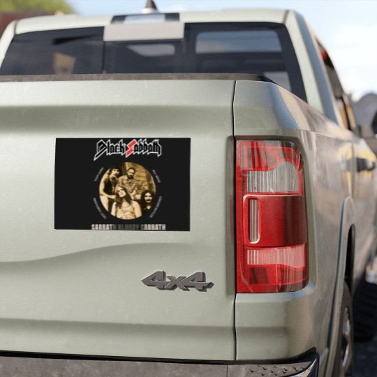 Discover Black Sabbath- Bloody Sabbath rock punk Car Magnets