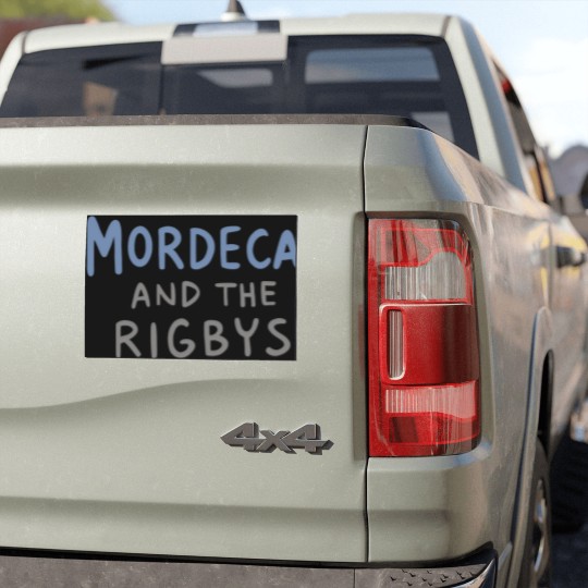 Discover Mordecai and the Rigbys Ringer Car Magnets, The Regular Show Car Magnets, Unisex Ringer Car Magnets