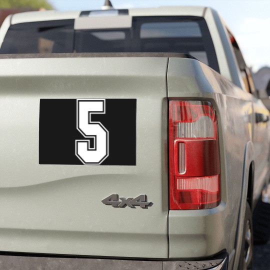 Discover Number 5 Car Magnets