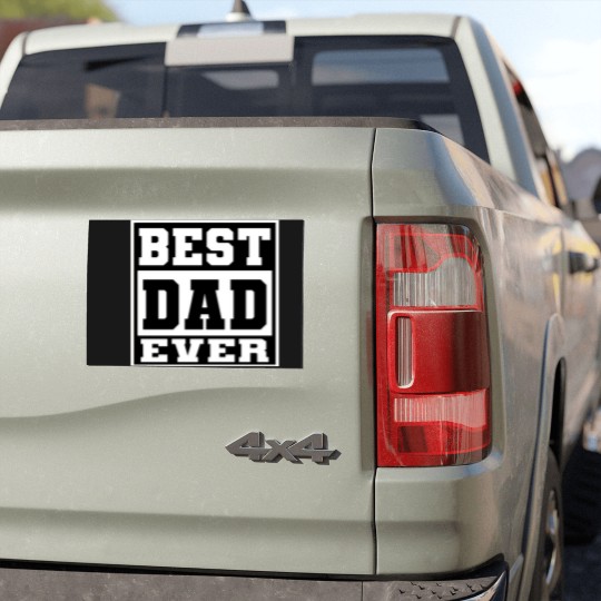 Discover BEST DAD EVER Car Magnets