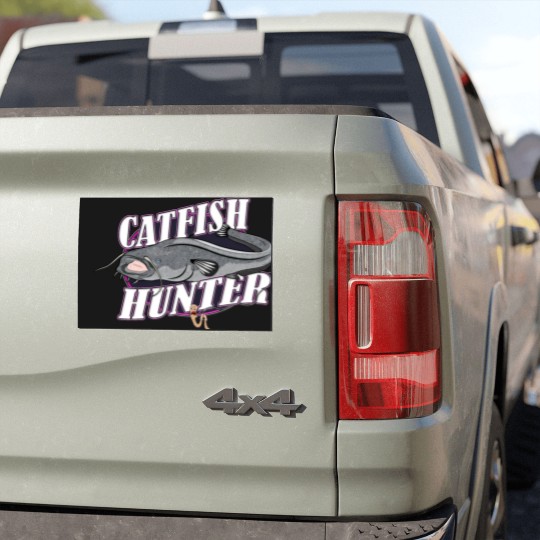 Discover Catfish Gift Mudcat Fisherman wels catfish Car Magnets