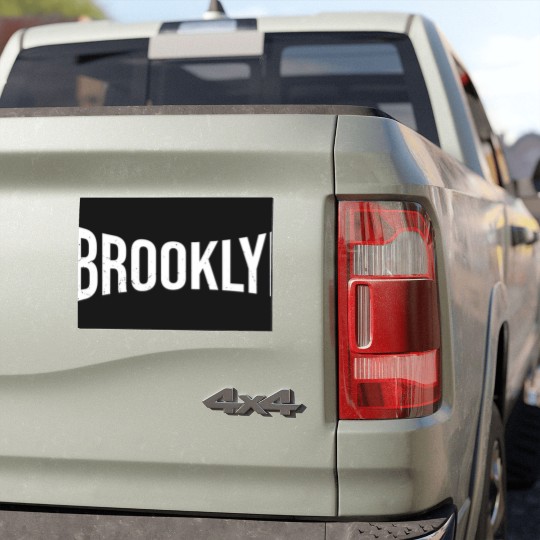 Discover Brooklyn Compressed Vintage Car Magnets