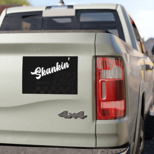Discover Skankin Since 1972 50Th Birthday Ska Two Tone Car Magnets