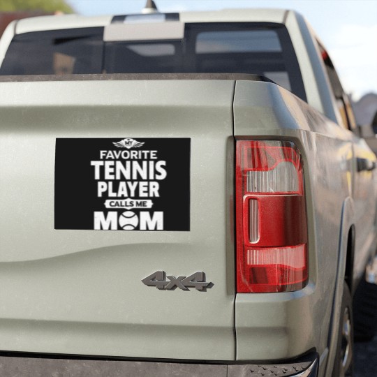 Discover Womens My Favorite Tennis Player Calls Me Mom Tenn Car Magnets