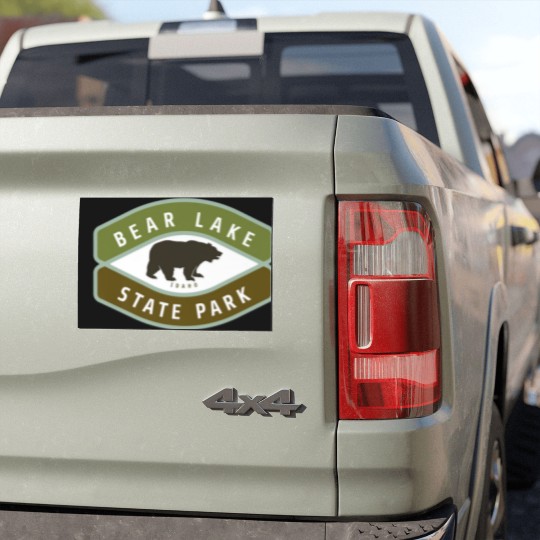 Discover Bear Lake State Park Idaho Roaming Bear ID Vacatio Car Magnets