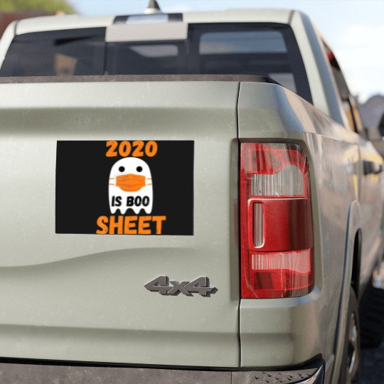 Discover 2020 Is Boo Sheet Ghost In Mask Halloween Custome Car Magnets