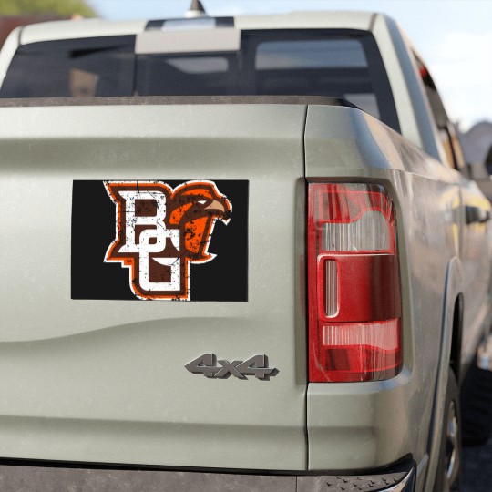 Discover BG Falcons Distressed Car Magnets