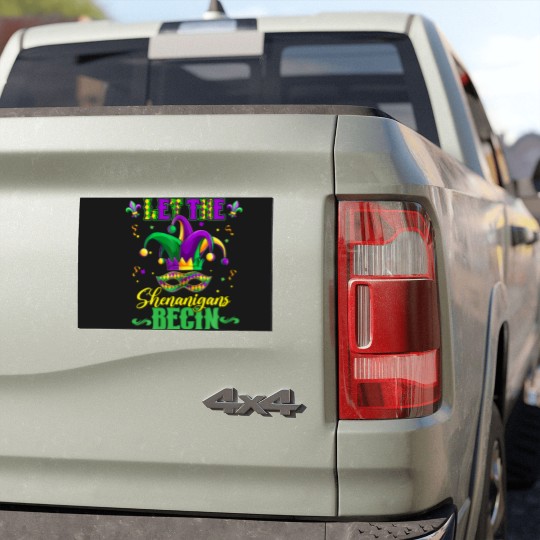 Discover Let The Shenanigans Begin Men Women Mardi Gras Car Magnets