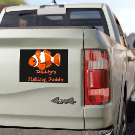 Discover Daddy's Fishing Buddy Infant Car Magnets