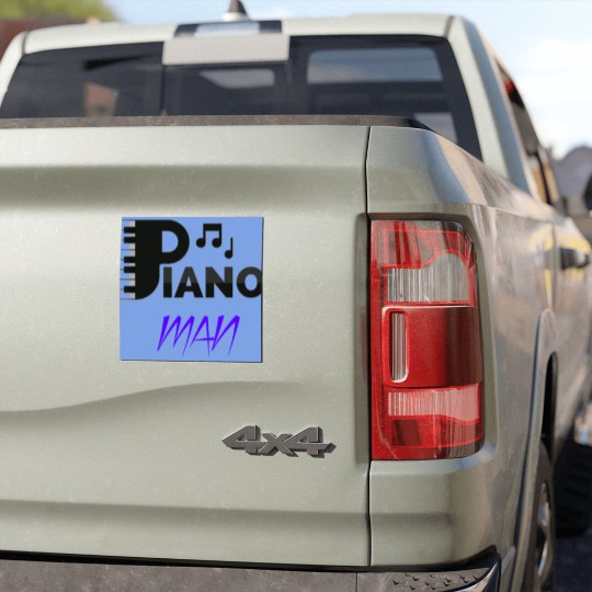 Discover Piano Man Car Magnets