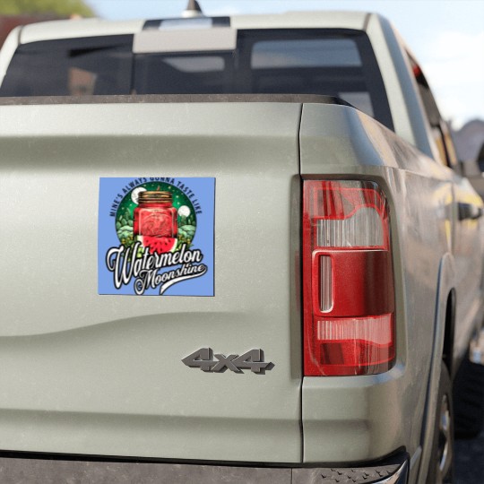 Discover Watermelon Moonshine Retro Country Music Car Magnets