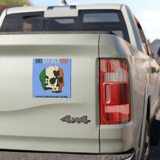 Discover Irish Blood run through my Veins Car Magnets
