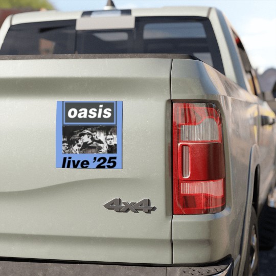 Discover Oasis Live 2025 World Tour  Unisex Car Magnets Oasis Band Car Magnets