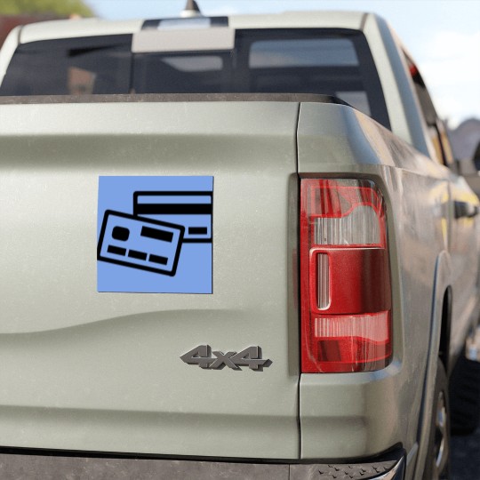 Discover Credit card Car Magnets