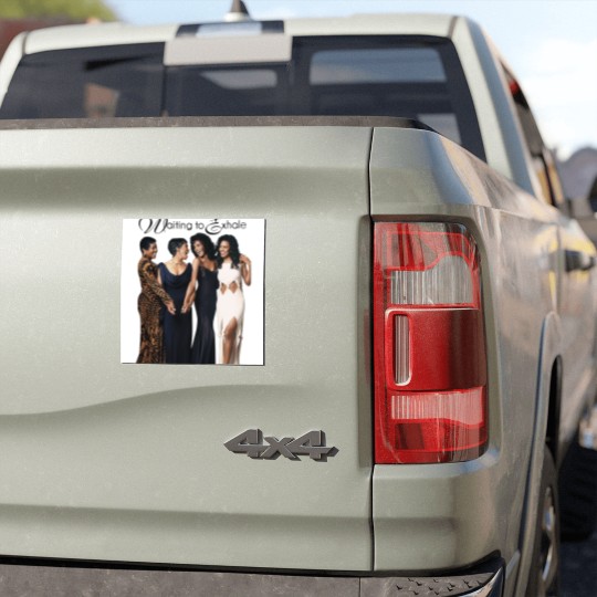 Discover Waiting To Exhale White Unisex Car Magnets, Friendly Car Magnets
