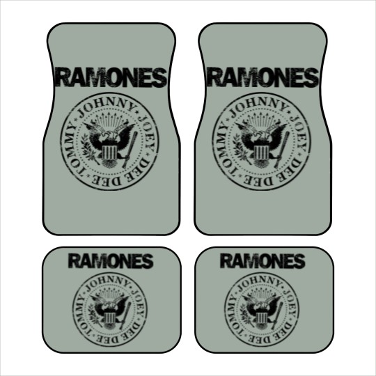 Discover Car Mats Ramones Logo Tommy Dee Dee Joey Retro Vintage