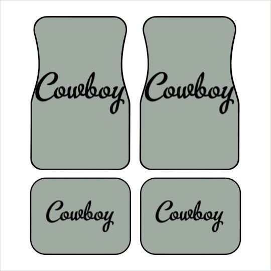 Discover Cowboy Car Mats, Cowboy Car Mats