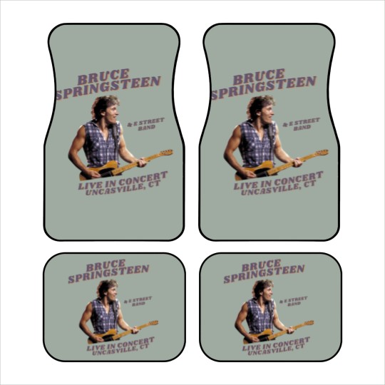 Discover Bruce Springsteen Uncasville Car Mats, Bruce Springsteen
