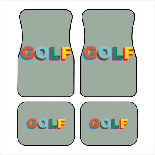 Discover Multi color 3D Golf Wang Car Mats