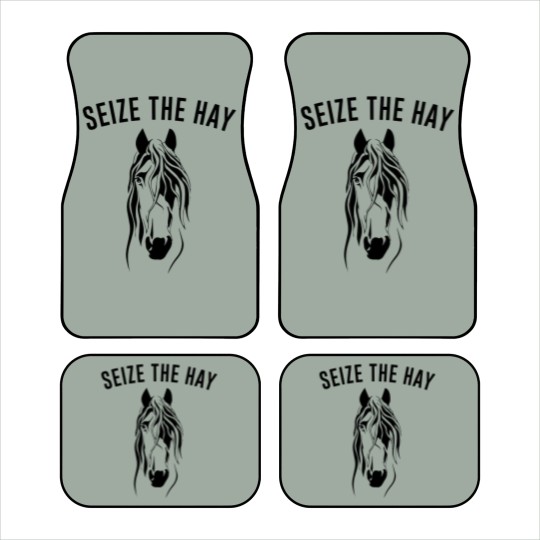 Discover Seize The Hay - Horse Girls - Car Mats