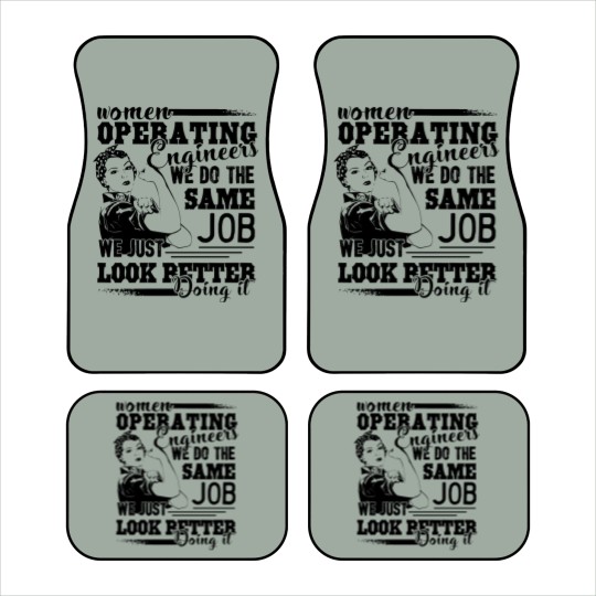 Discover Operating Engineer Women Operating Engineer Car Mats