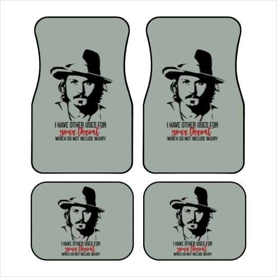 Discover I Have Other Uses For Your Throat Which Do Not Include Injury Car Mats, Johnny Depp Quotes Car Mats, Support Johnny Depp Car Mats, Johnny Depp Car Mats