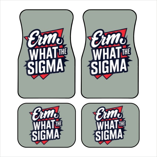 Discover wos erm, what the sigma funny meme Car Mats