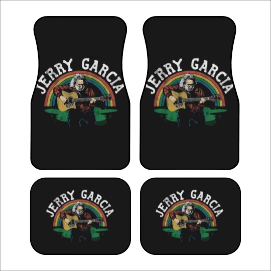 Discover Jerry Garcia Band Jerry & Guitar Vintage Style Adult Short Sleeve Car Mats Graphic Tees