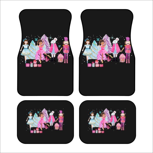 Discover The Nutcracker Ballet Pink Christmas Plum Fairy Vintage Xmas Car Mats