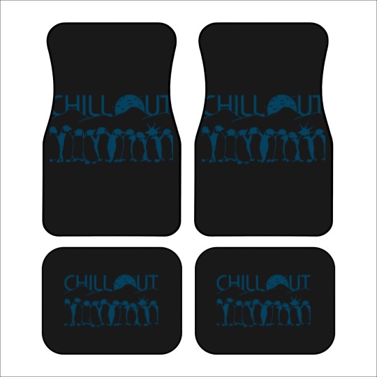 Discover Chill Out Penguin Car Mats Funny Penguin Car Mats Car Mats