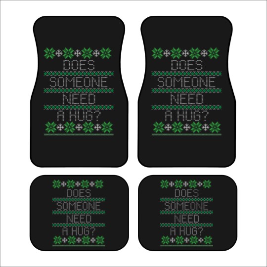 Discover Elf Quote Hug Sweater Car Mats