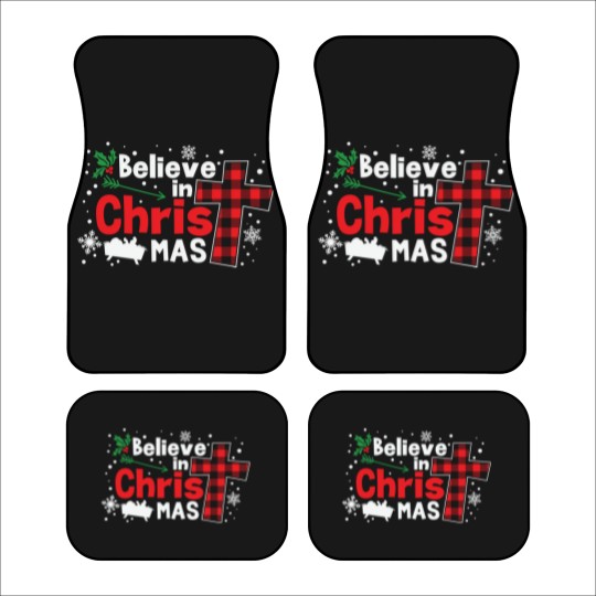 Discover Believe In Christmas Jesus Christ - Believe In Christmas - Car Mats