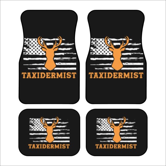 Discover Taxidermist American Flag Taxidermy Car Mats