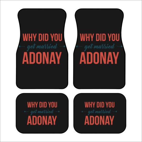Discover Colombian English - Why did you get married adonay Car Mats
