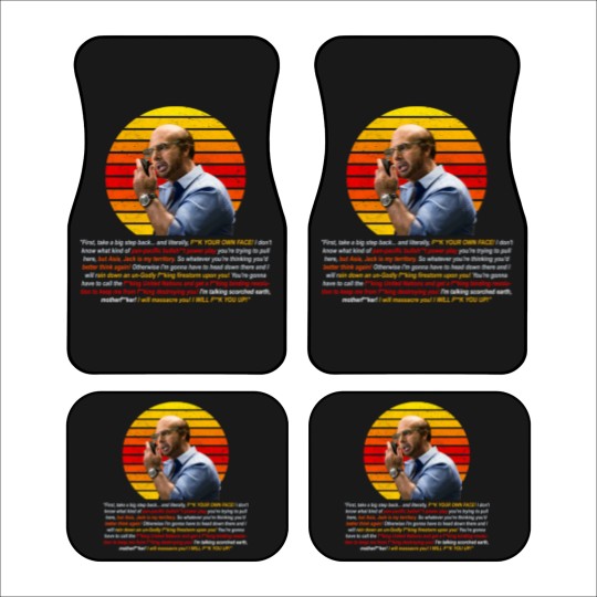 Discover Tom Cruise as Les Grossman from Tropic Thunder - Curse filled Rant Car Mats