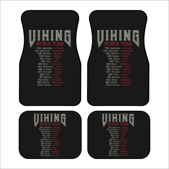 Discover Viking World Tour Car Mats