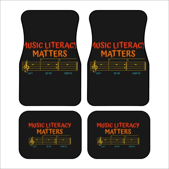 Discover Music Music Literacy Matters I Like To Eat Puppies Car Mats