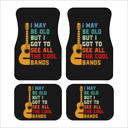 Discover I May Be Old Best Bands Car Mats