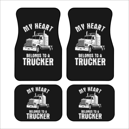 Discover Trucker Wife Gift Car Mats