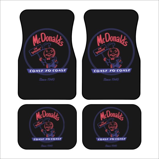 Discover McDonald vintage speedee coast to coast Car Mats