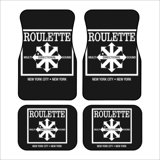 Discover Roulette Records Car Mats - Defunct Record Label