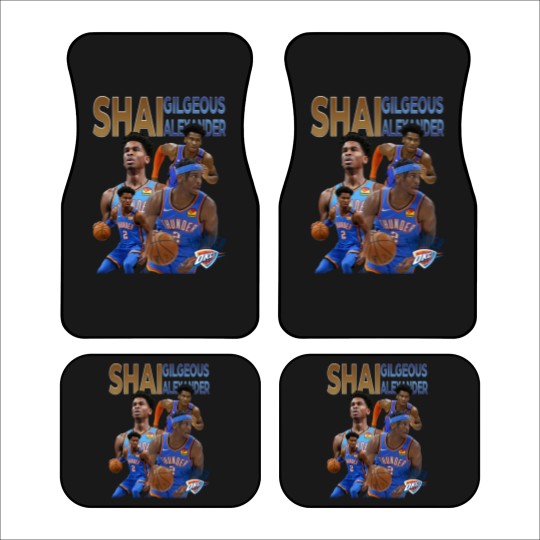 Discover Shai Gilgeous Alexander Vintage Car Mats, Durant Car Mats Vintage 90s 80s Bootleg Car Mats