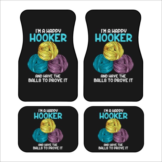 Discover Crocheting Knitting Hooker Quilting Sewing Fabric Car Mats