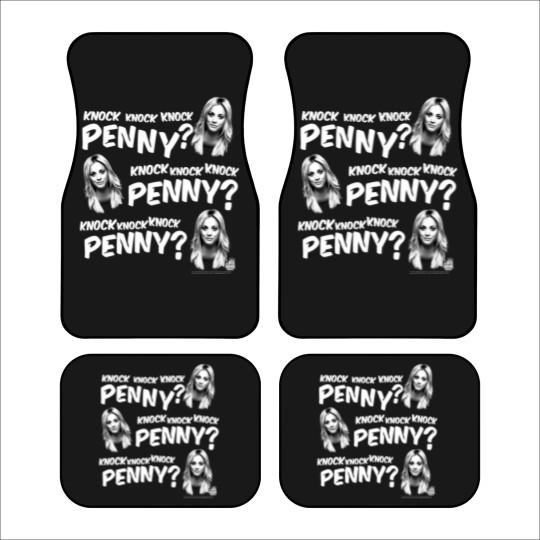Discover the big bang theory knock knock knock penny t Car Mats