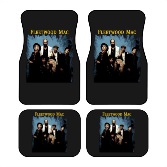 Discover 1990 Fleetwood Mac Behind The Mask Tour Car Mats, 90s Retro Vintage Car Mats