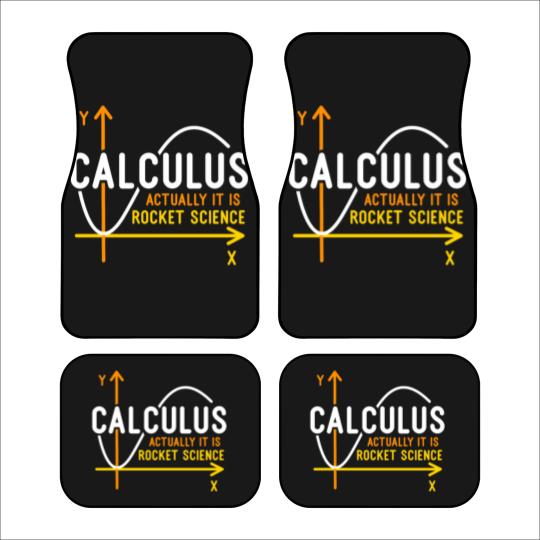Discover Calculus Is Rocket Science Car Mats