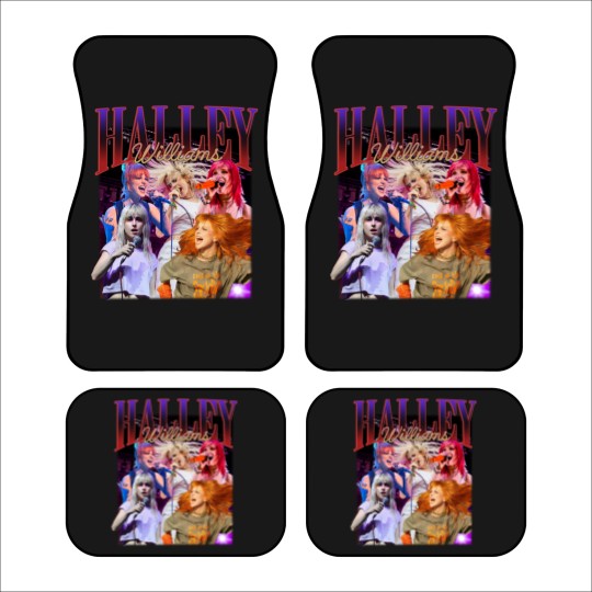 Discover Paramore Rock Band 2023 Vintage Car Mats, HAYLEY Williams Homage Car Mats