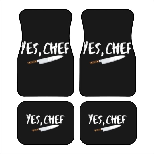 Discover Chef Yes Chef Car Mats