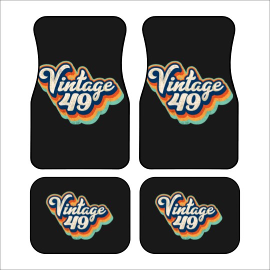 Discover Vintage 49 milestone design Car Mats