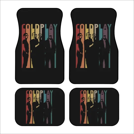 Discover Vintage Retro Coldplay Car Mats, Vintage Coldplay Car Mats, Coldplay Gift, Retro Gift Car Mats